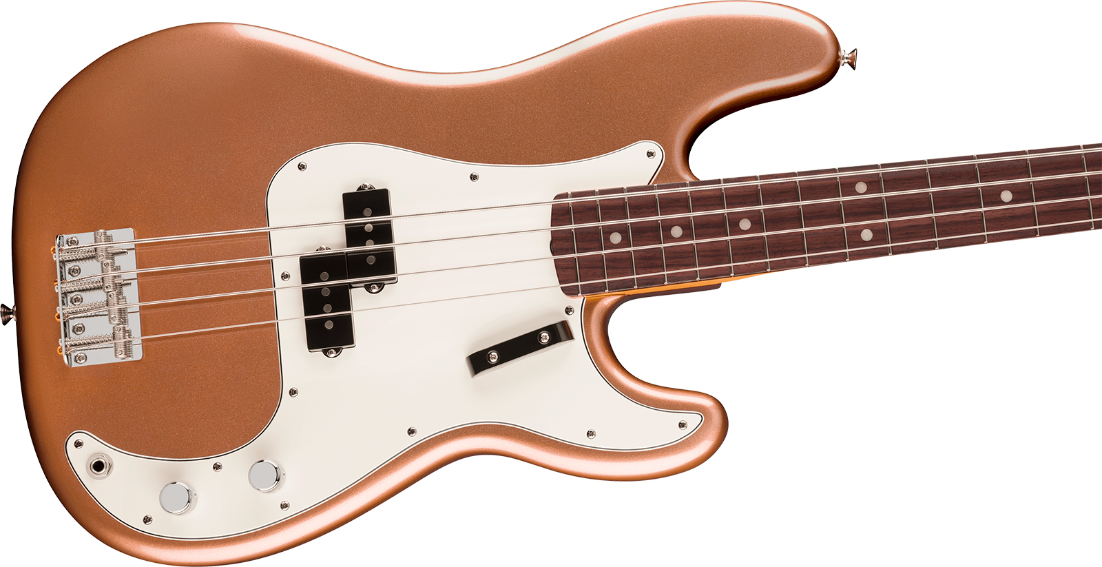 Fender Precision Bass Late 60s Vintera 3 Mex Rw - Firemist Gold - Solid body electric bass - Variation 2