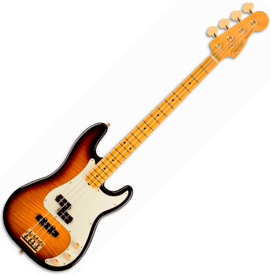 Fender Precision Bass Pj American Pro Ii 75th Ann. Usa Rw - 2-color Sunburst - Solid body electric bass - Variation 1