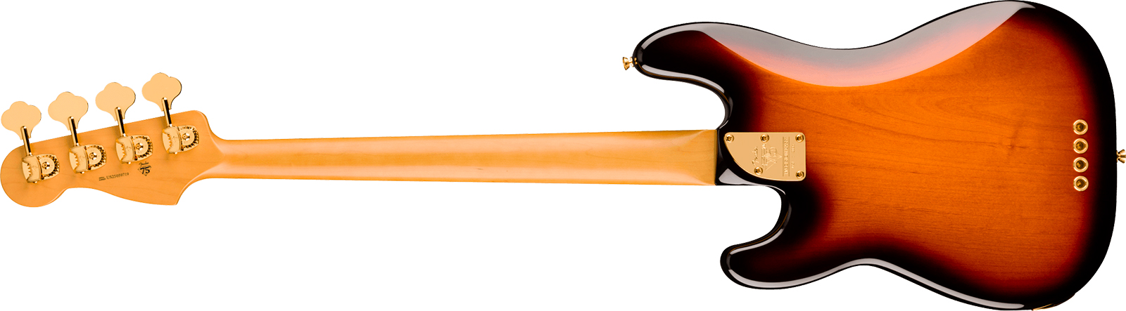 Fender Precision Bass Pj American Pro Ii 75th Ann. Usa Rw - 2-color Sunburst - Solid body electric bass - Variation 2