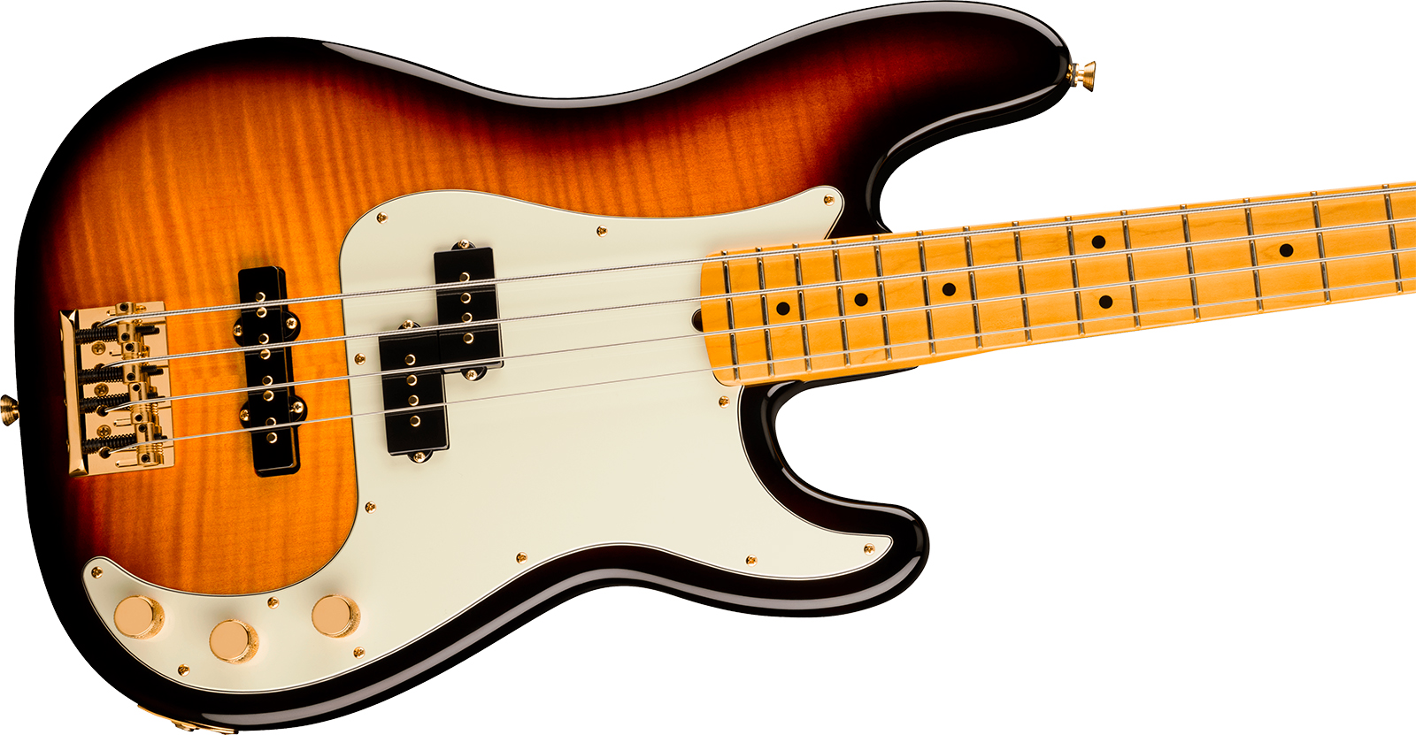 Fender Precision Bass Pj American Pro Ii 75th Ann. Usa Rw - 2-color Sunburst - Solid body electric bass - Variation 3