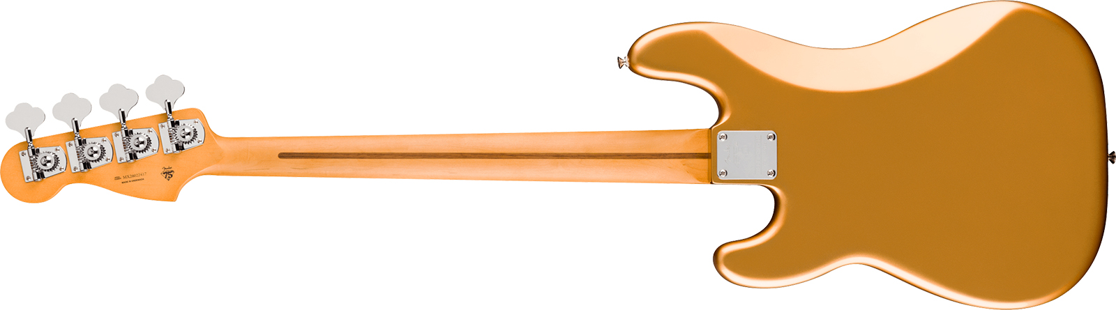 Fender Precision Bass Player Ii 75th Ann. Mex Ht 2s Mn - Aztec Gold - Solid body electric bass - Variation 1