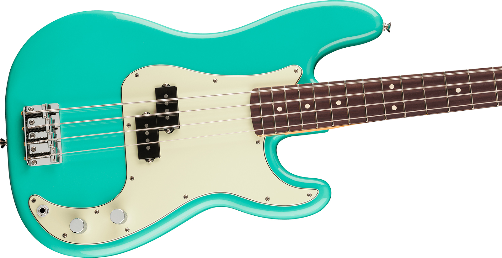 Fender Precision Bass Player Ii 75th Ann. Mex Ht 2s Rw - Seafoam Green - Solid body electric bass - Variation 2