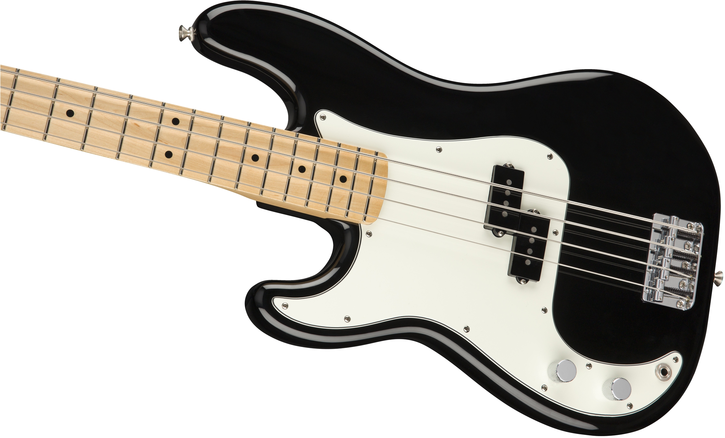 Fender Precision Bass Player Lh Gaucher Mex Mn - Black - Solid body electric bass - Variation 3