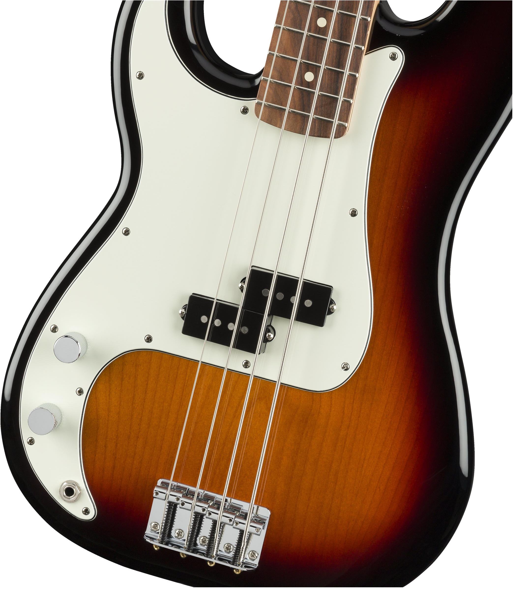 Fender Precision Bass Player Lh Gaucher Mex Pf - 3-color Sunburst - Solid body electric bass - Variation 2