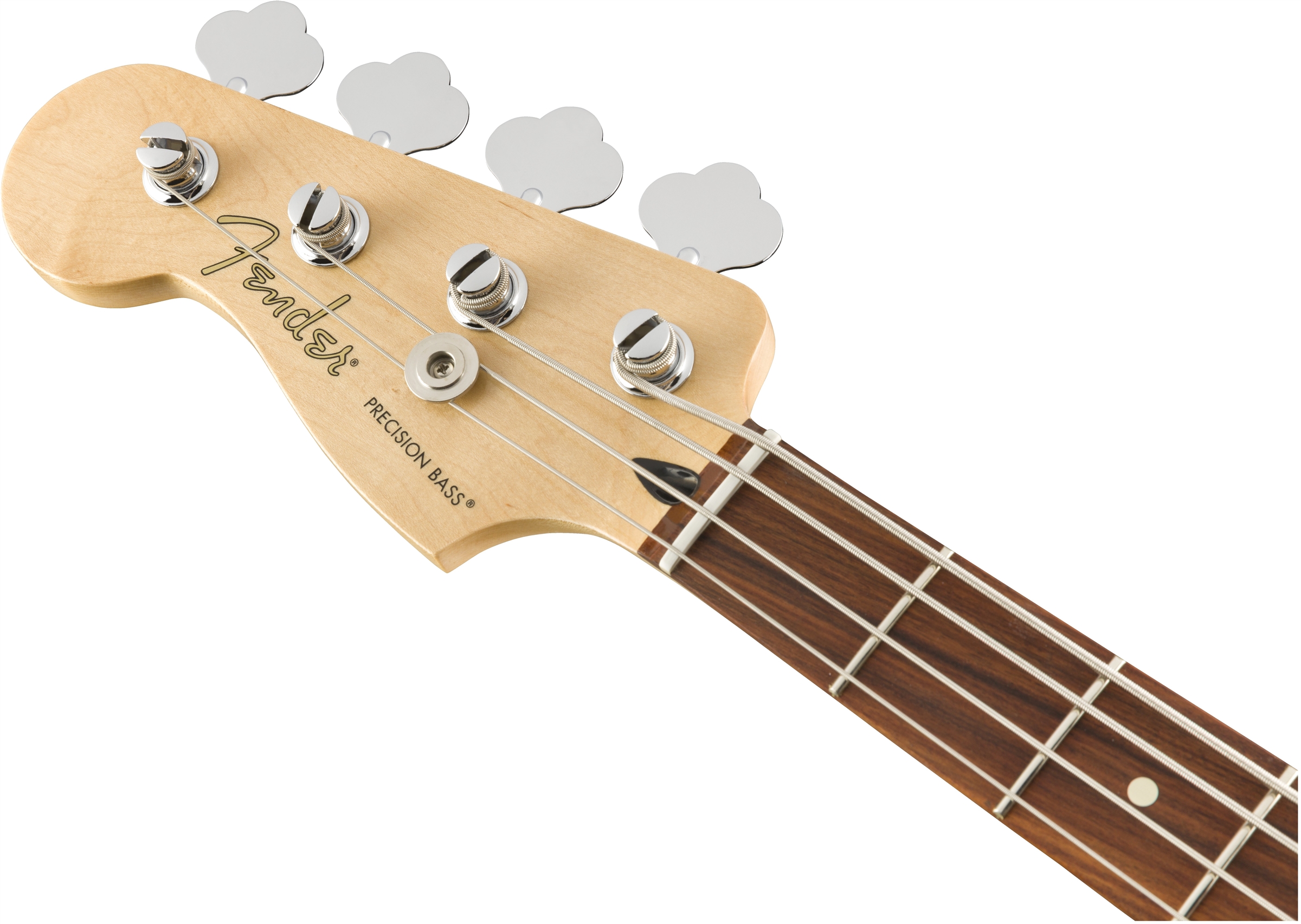Fender Precision Bass Player Lh Gaucher Mex Pf - Polar White - Solid body electric bass - Variation 4