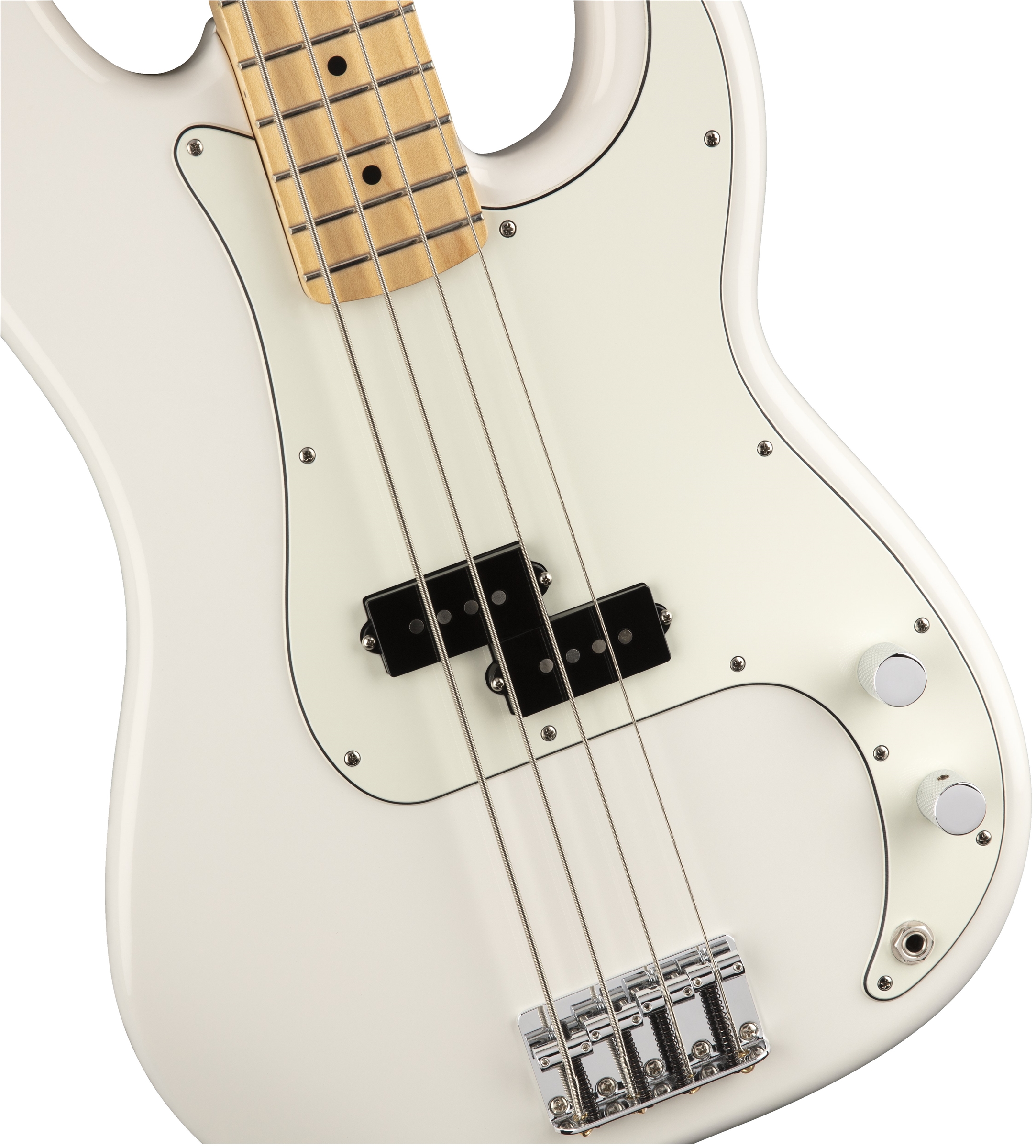 Fender Precision Bass Player Mex Mn - Polar White - Solid body electric bass - Variation 2
