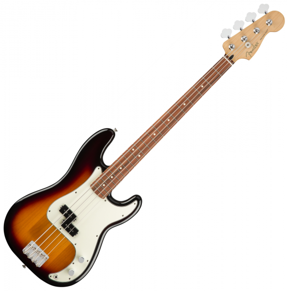 Solid body electric bass Fender Player Precision Bass (MEX, PF) - 3-color sunburst