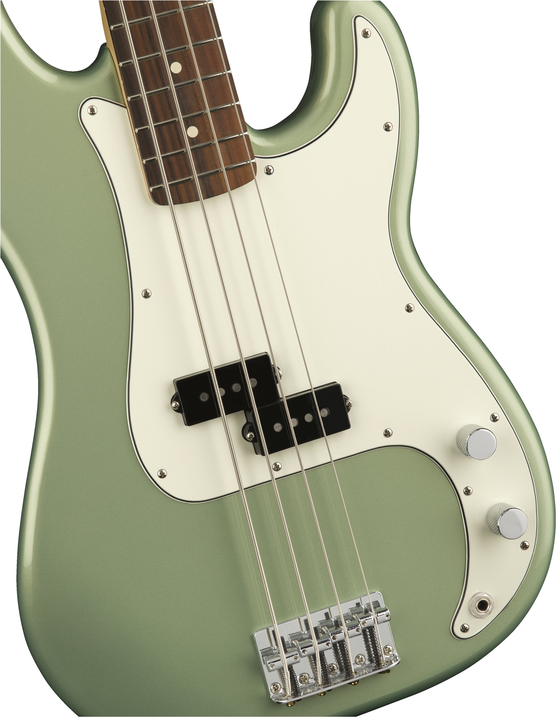 Fender Precision Bass Player Mex Pf - Sage Green Metallic - Solid body electric bass - Variation 2