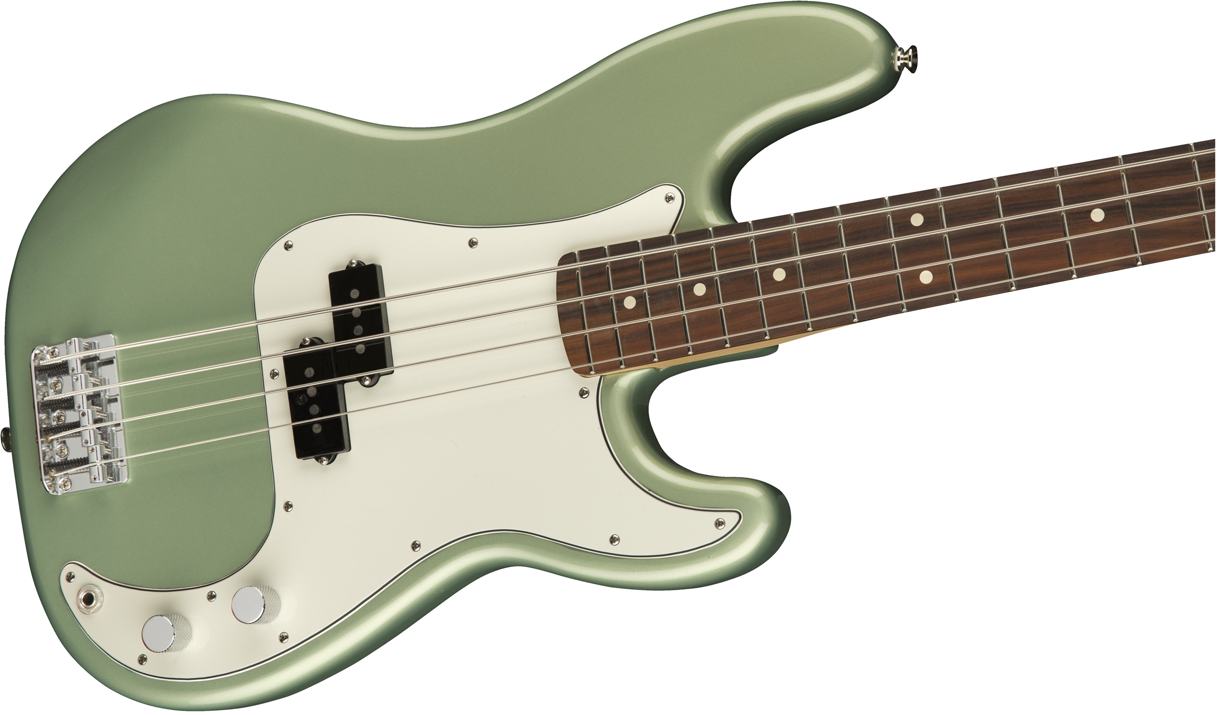 Fender Precision Bass Player Mex Pf - Sage Green Metallic - Solid body electric bass - Variation 3