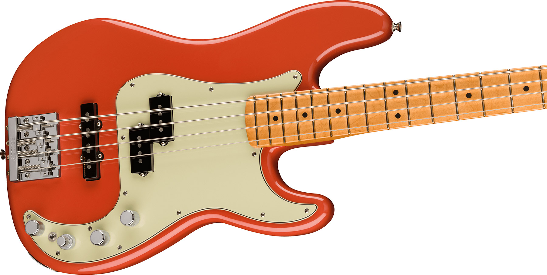 Fender Precision Bass Player Plus 2023 Mex Active Mn - Fiesta Red - Solid body electric bass - Variation 2