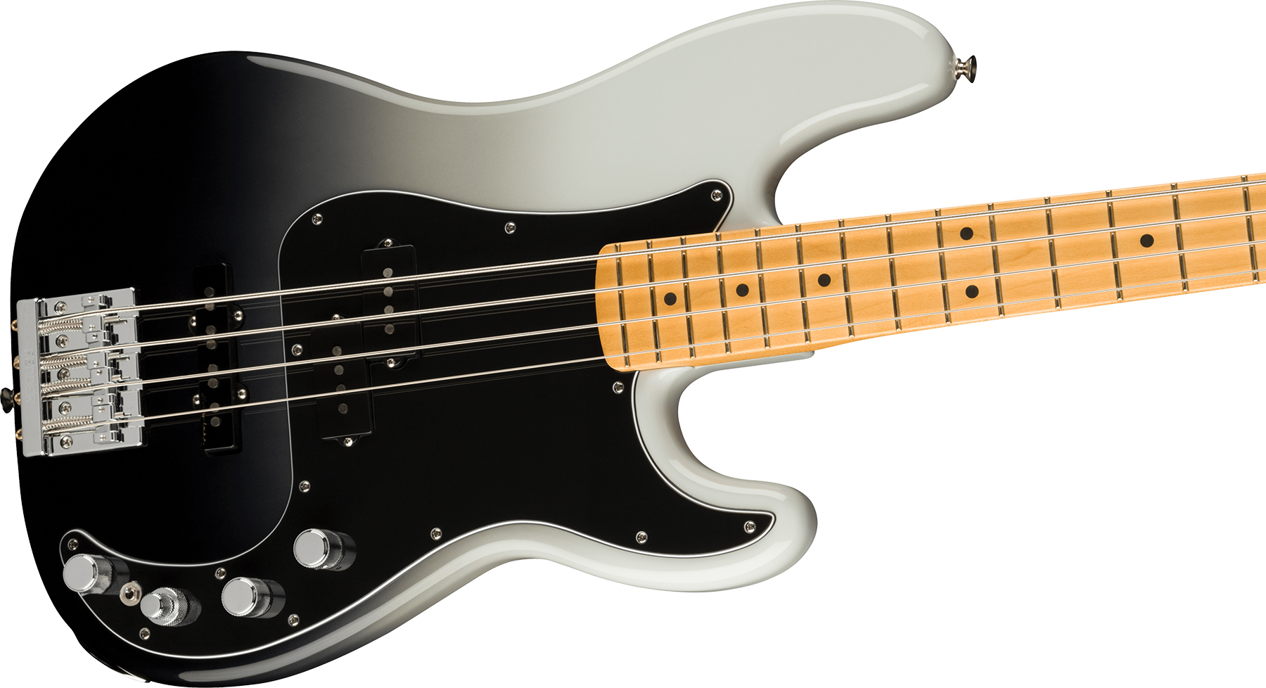 Fender Precision Bass Player Plus Mex Active Mn - Silver Smoke - Solid body electric bass - Variation 2