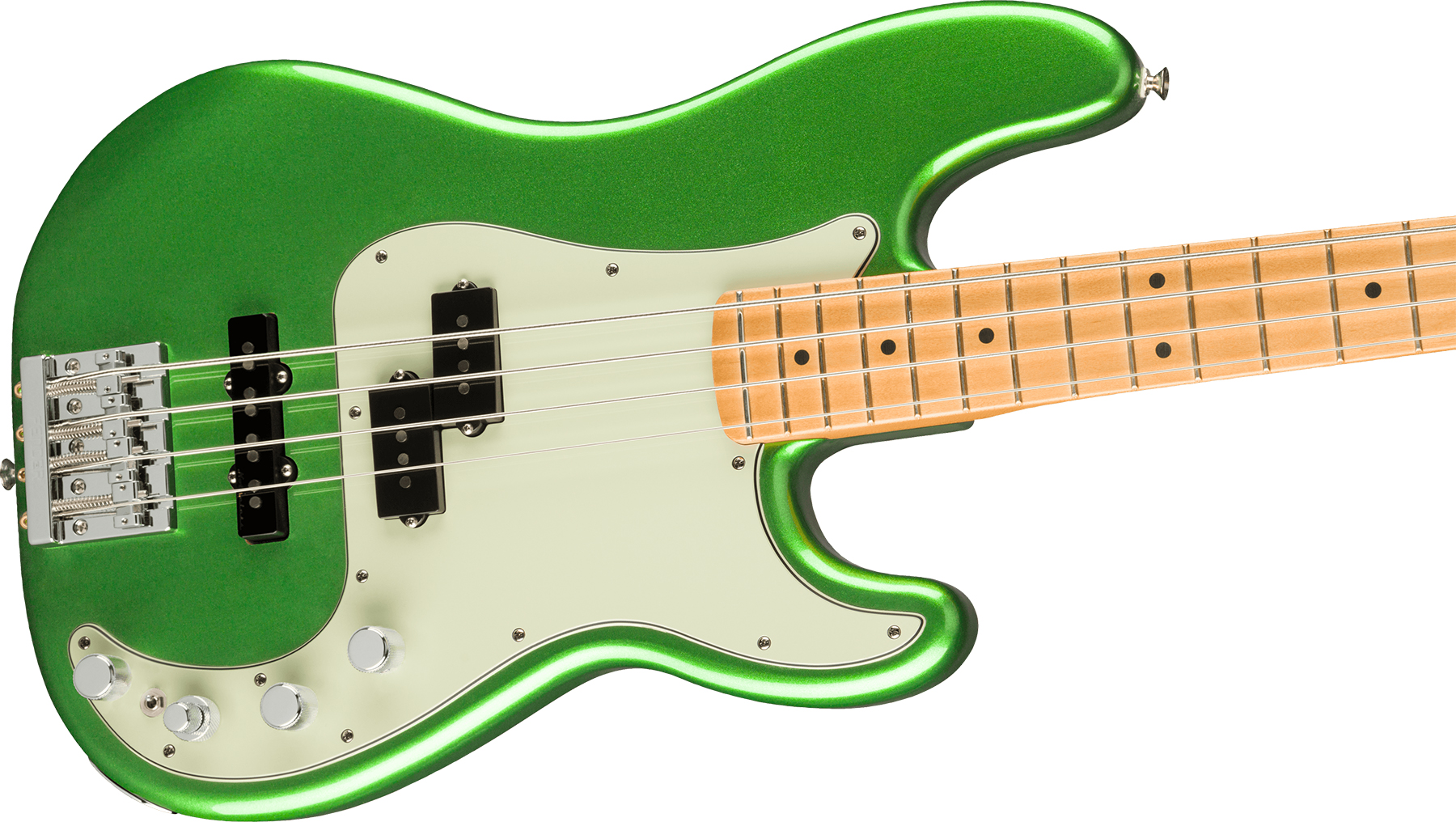 Fender Precision Bass Player Plus Mex Active Mn - Cosmic Jade - Solid body electric bass - Variation 2
