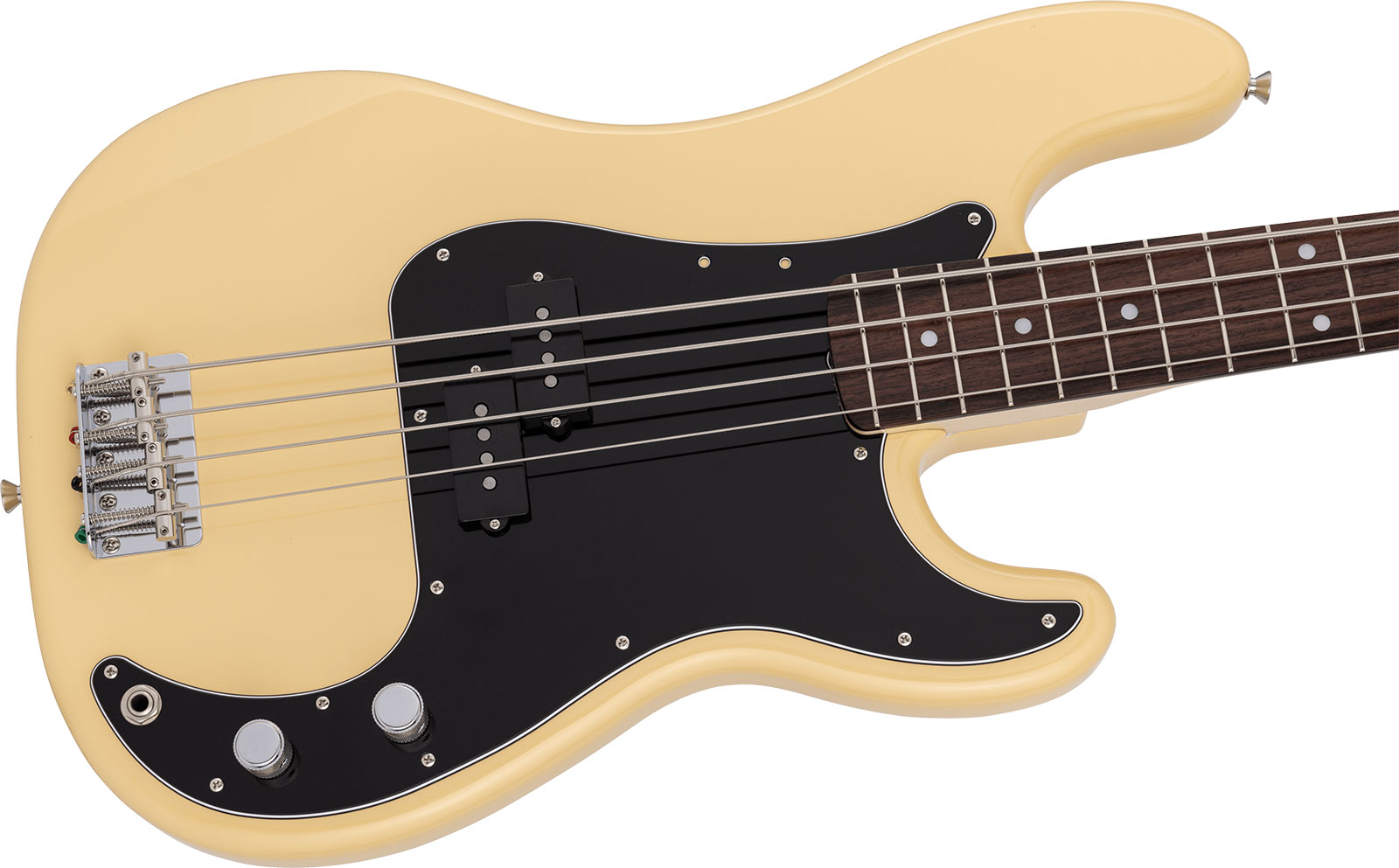 Fender Precision Bass Traditional 70s Jap 2s Trem Rw - Vintage White - Solid body electric bass - Variation 2