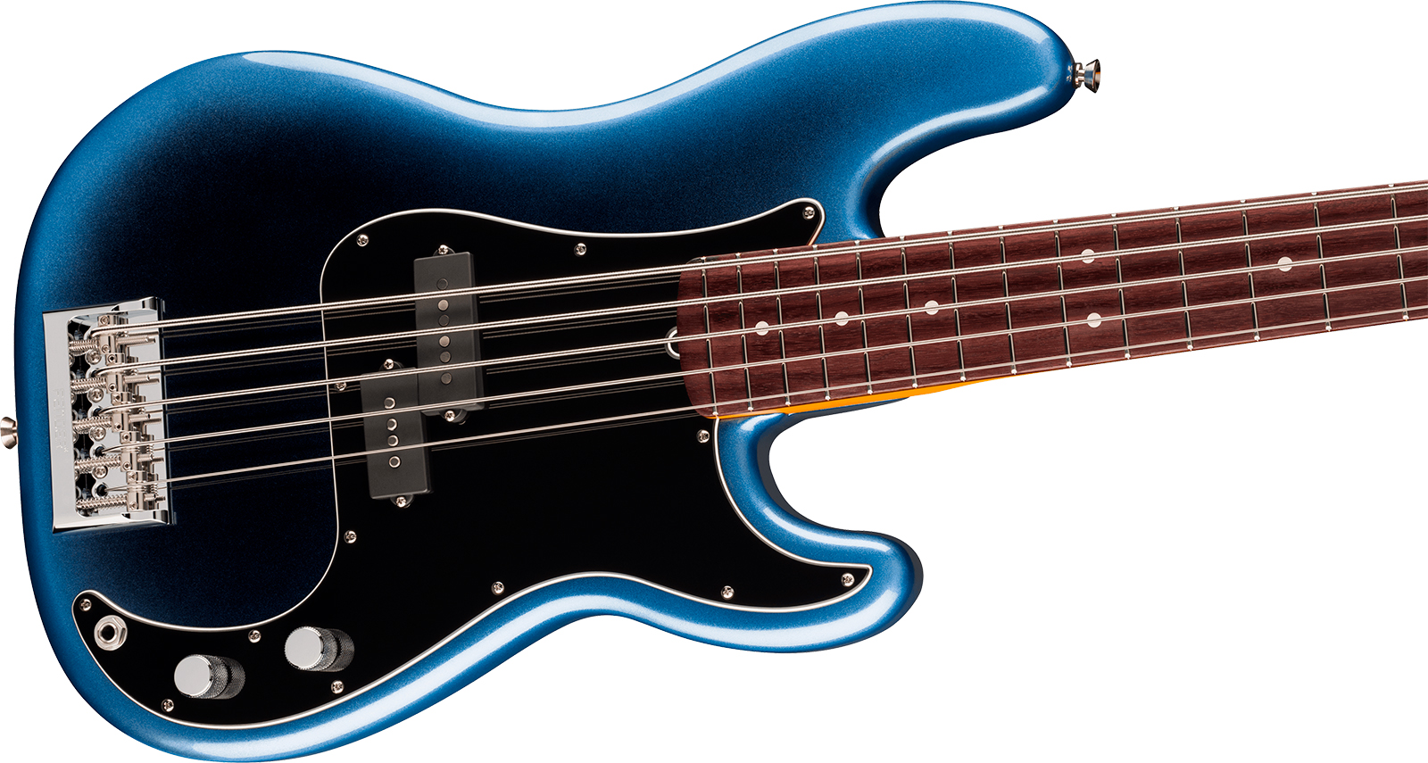 Fender Precision Bass V American Pro. Usa 5c Rw - Dark Night - Solid body electric bass - Variation 2