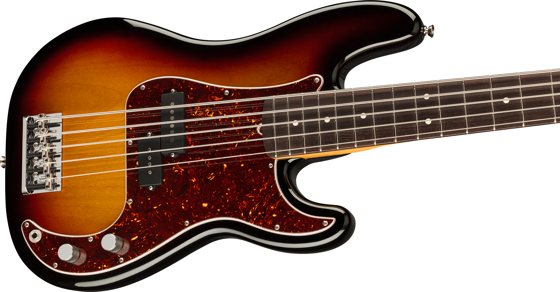 Fender Precision Bass V American Professional Ii Usa 5-cordes Rw - 3-color Sunburst - Solid body electric bass - Variation 2