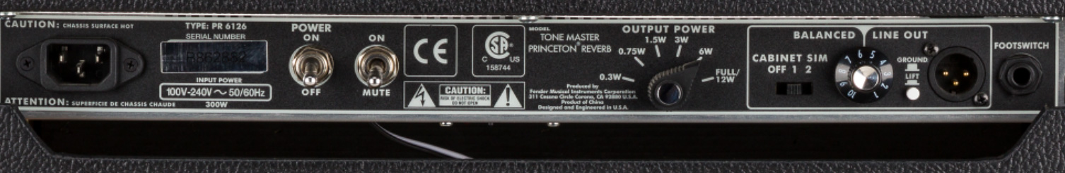 Fender Princeton Reverb Tone Master 0.3/0.75/1.5/3/6/12w 1x10 - Electric guitar combo amp - Variation 4