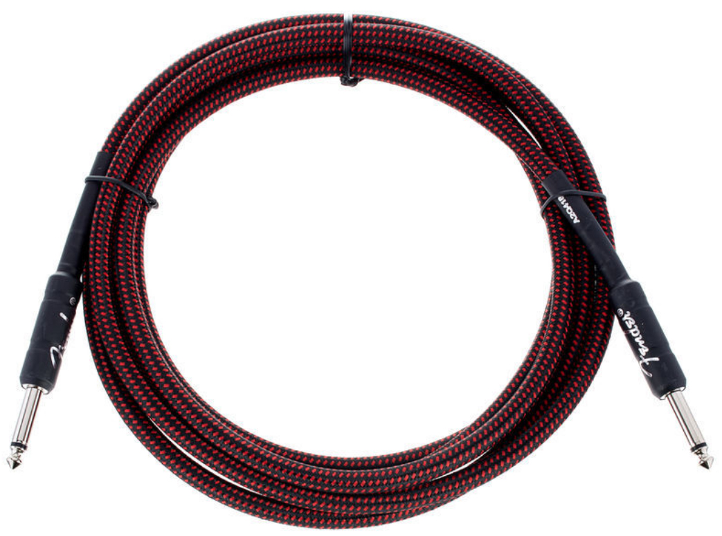 Fender Deluxe Series Instrument Cable Straight/Angle 10' In Tweed - Music Co - 8