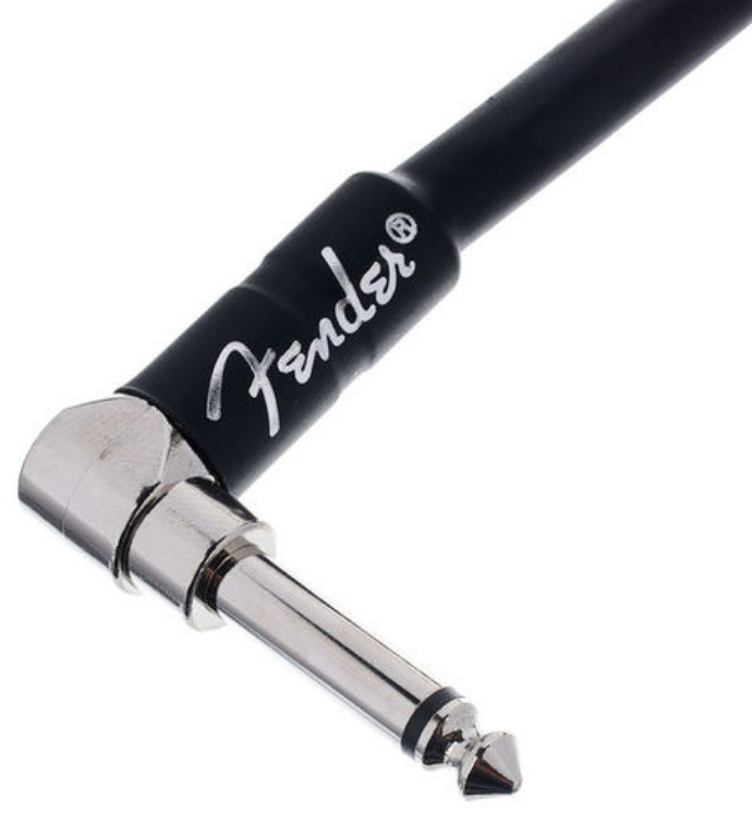 Fender Professional Instrument Cable Droit/coude 18.6ft Black - Cable - Variation 1