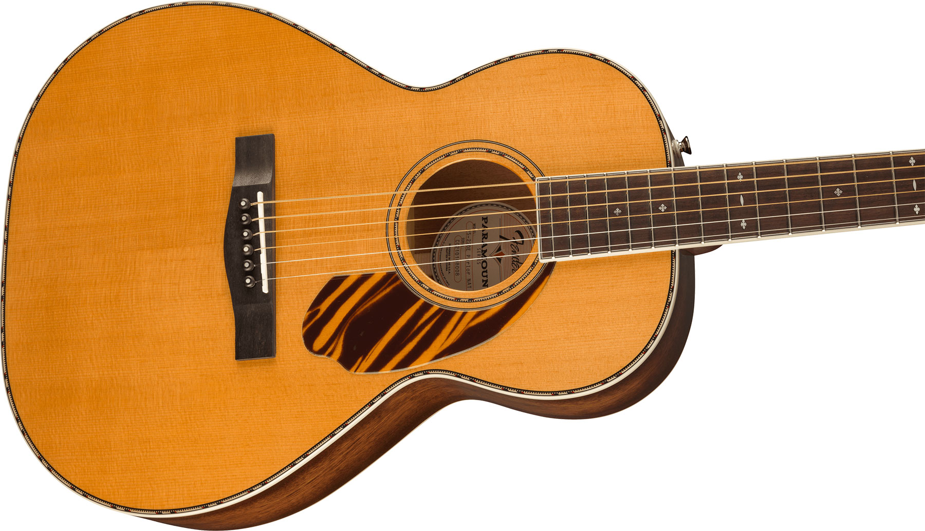 Fender Ps-220e Paramount Parlor Epicea Acajou Ova - Natural - Electro acoustic guitar - Variation 2