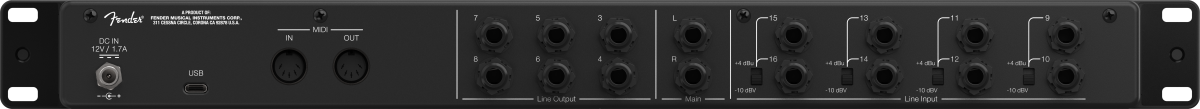Fender Quantum Lt 16 Usb-c - USB audio interface - Variation 2