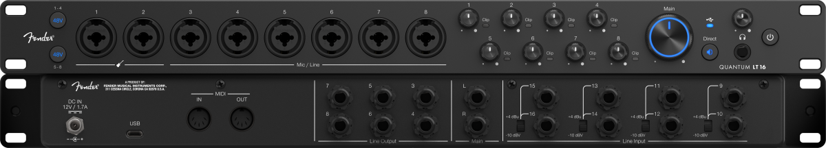 Fender Quantum Lt 16 Usb-c - USB audio interface - Variation 1