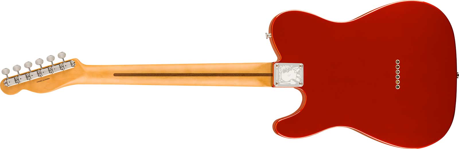 Fender Rafael Saadiq Tele Ltd Signature Usa 2s Ht Rw - Dark Metallic Red - Signature electric guitar - Variation 1