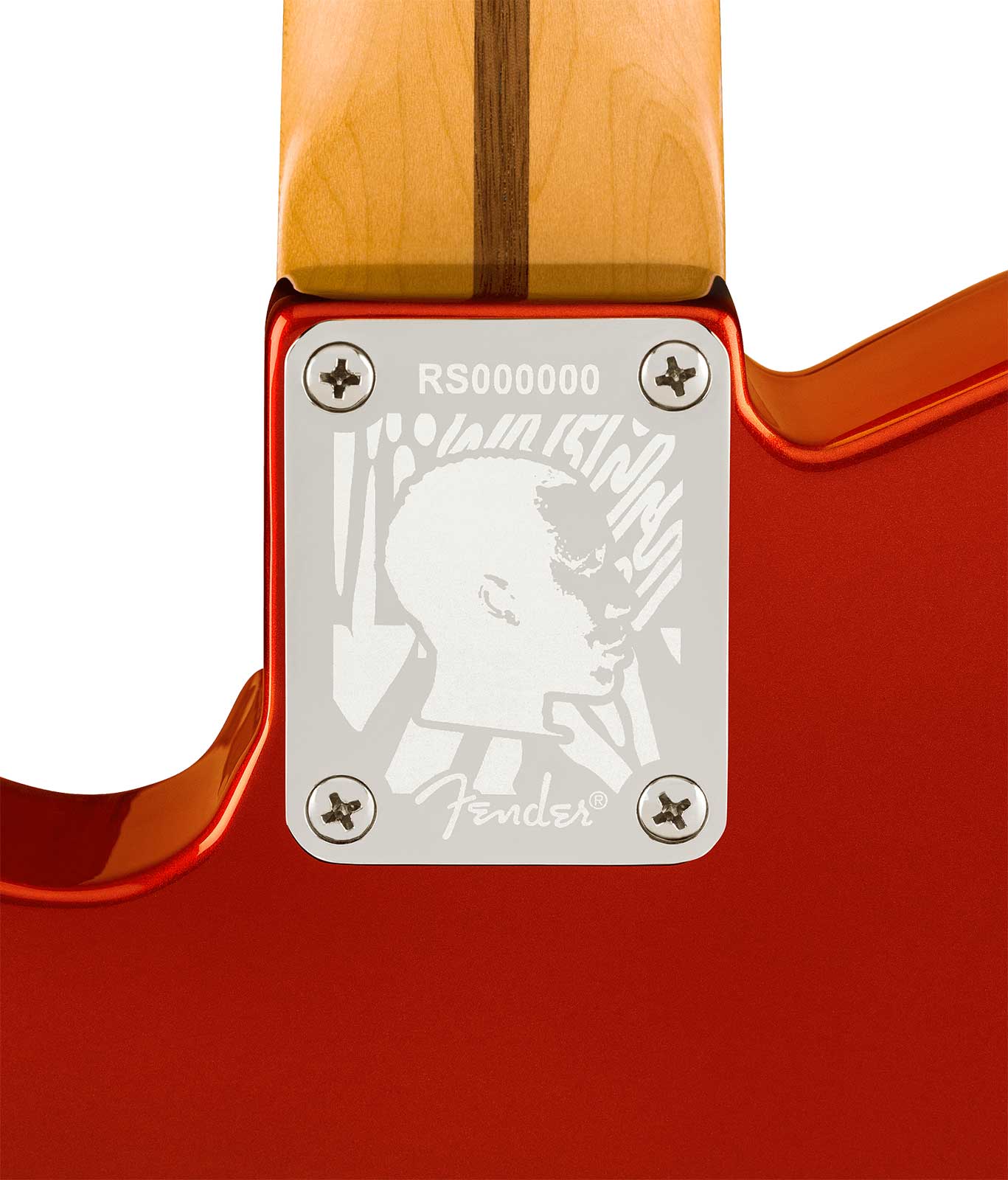 Fender Rafael Saadiq Tele Ltd Signature Usa 2s Ht Rw - Dark Metallic Red - Signature electric guitar - Variation 4