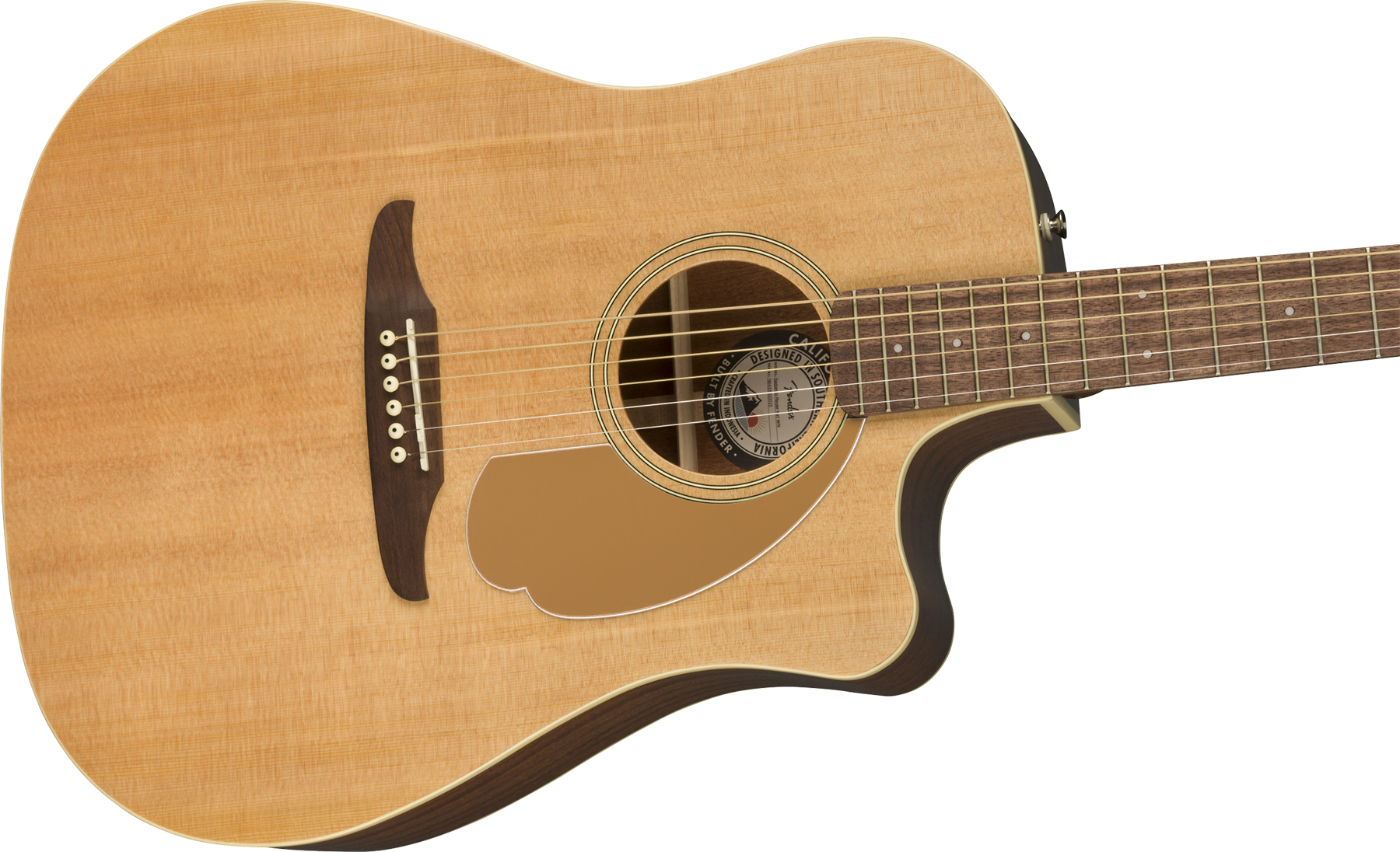 Fender Redondo California Player Dreadnought Cw Epicea Acajou Wal - Natural - Electro acoustic guitar - Variation 2