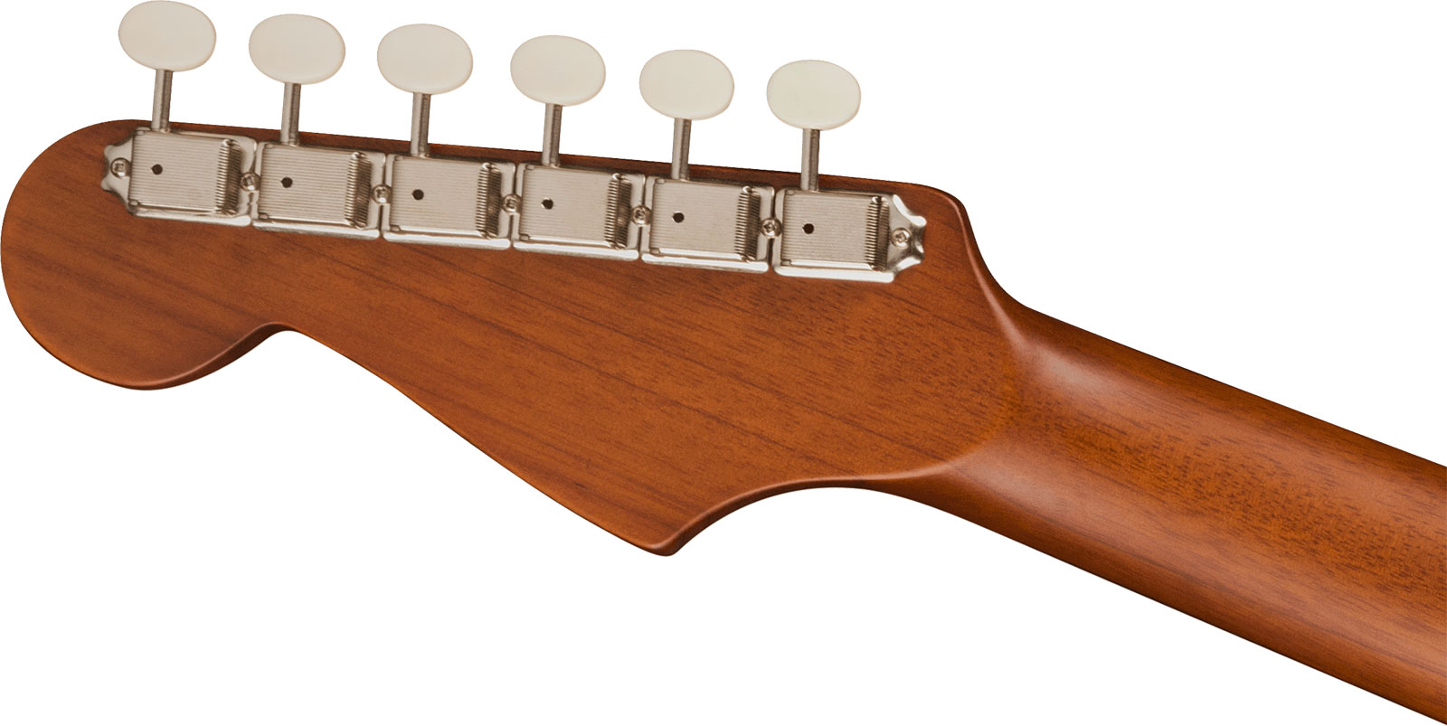 Fender Redondo Mini All Mahogany California Ltd Dreadnought 1/2 Tout Acajou Noy - Natural Satin - Travel acoustic guitar - Variation 3