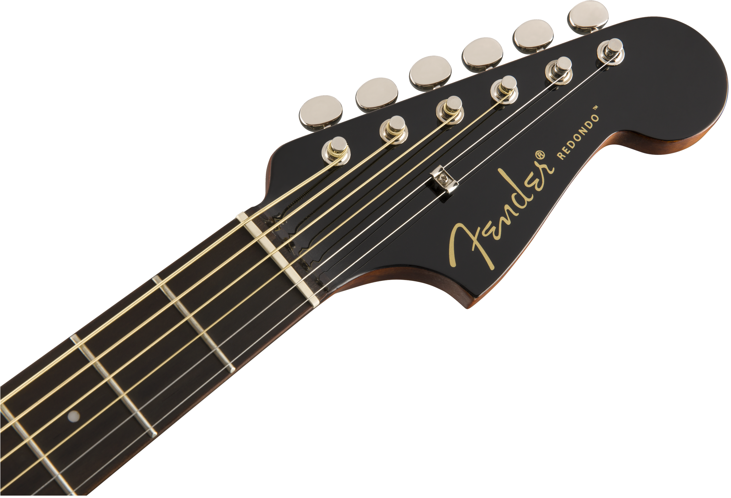Fender Redondo California Player Dreadnought Cw Epicea Acajou Pau - Jetty Black - Electro acoustic guitar - Variation 3