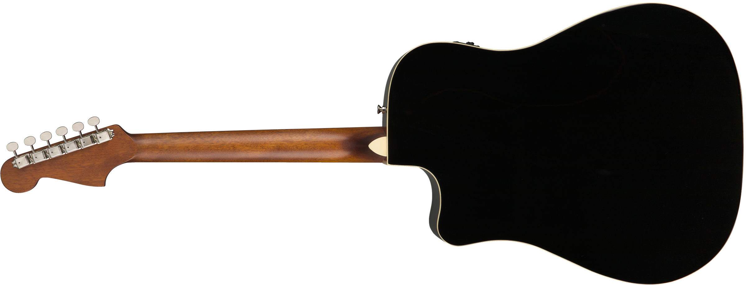 Fender Redondo California Player Dreadnought Cw Epicea Acajou Pau - Jetty Black - Electro acoustic guitar - Variation 6