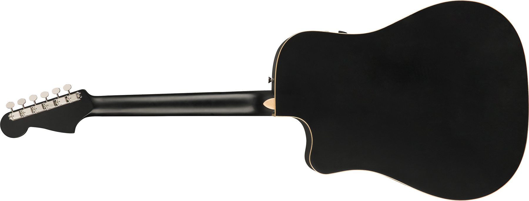 Fender Redondo Special California Dreadnought  Cw Epicea Acajou Pf +housse - Matte Black - Electro acoustic guitar - Variation 1
