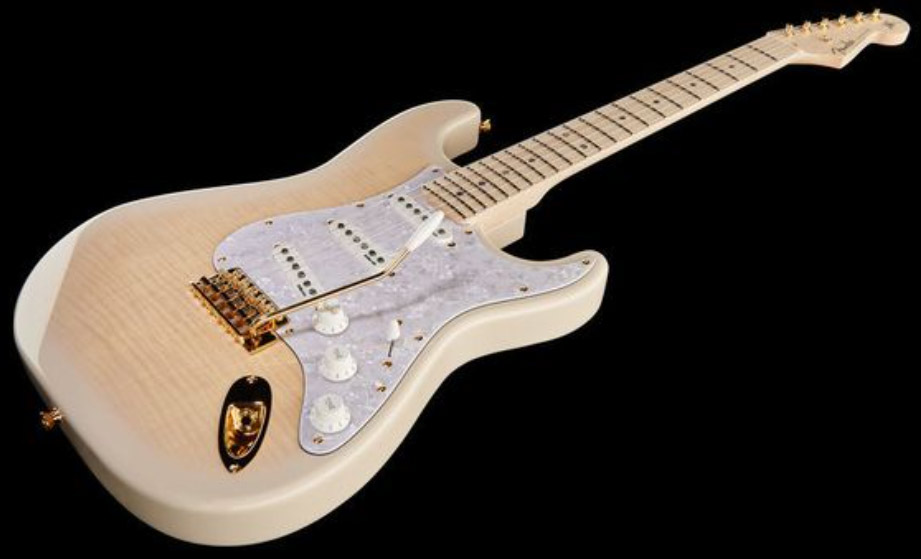 Fender Richie Kotzen Strat Jap Signature 3s Dimarzio Trem Mn - Transparent White Burst - Str shape electric guitar - Variation 2