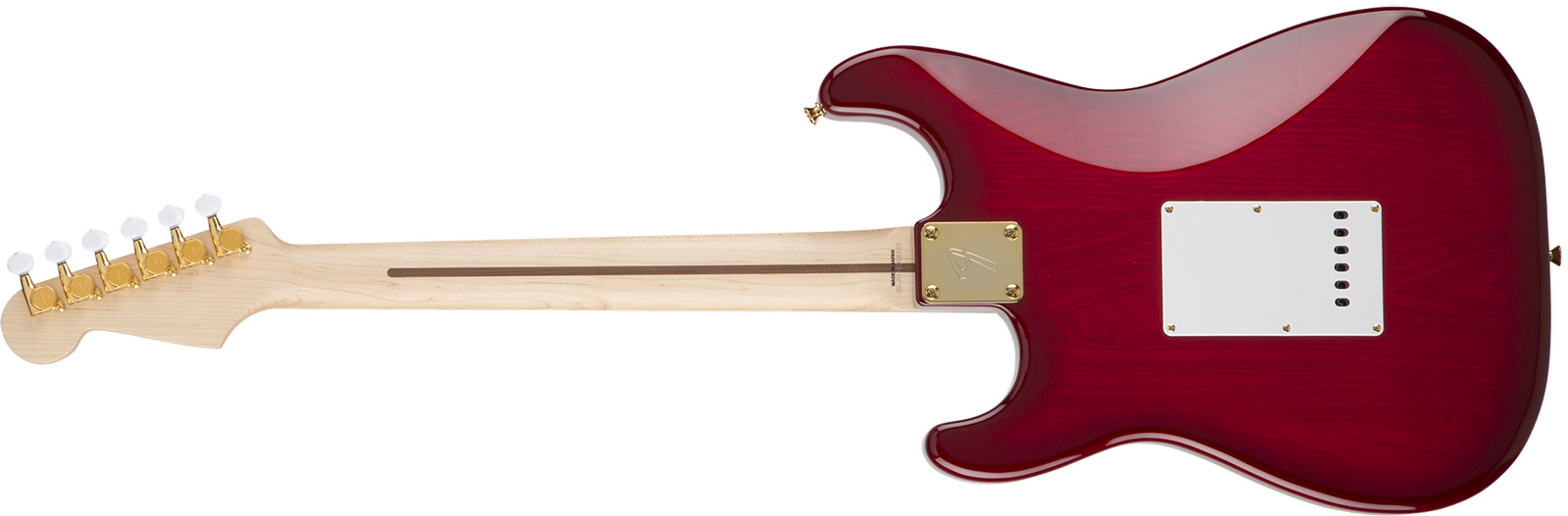 Fender Richie Kotzen Strat Japan Ltd 3s Mn - Transparent Red Burst - Str shape electric guitar - Variation 4