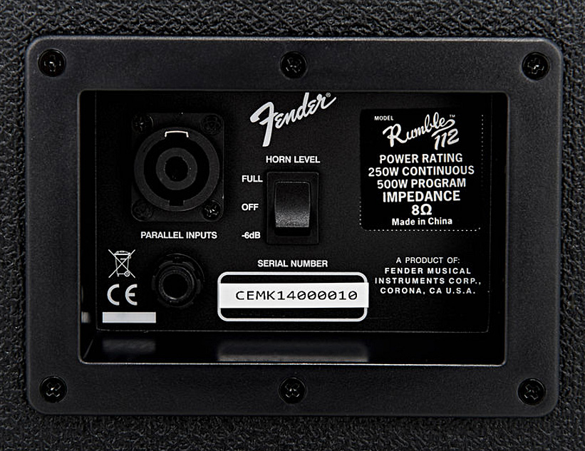 Fender Rumble 112 Cabinet V3 1x12 500w 8-ohms - Bass amp cabinet - Variation 3