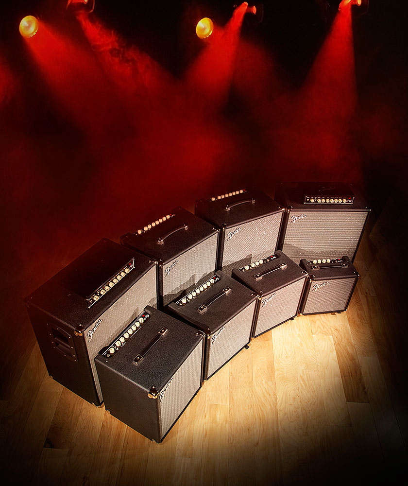 Fender Rumble 410 Cabinet V3 2014 4x10 1000w Black Silver - Bass amp cabinet - Variation 1