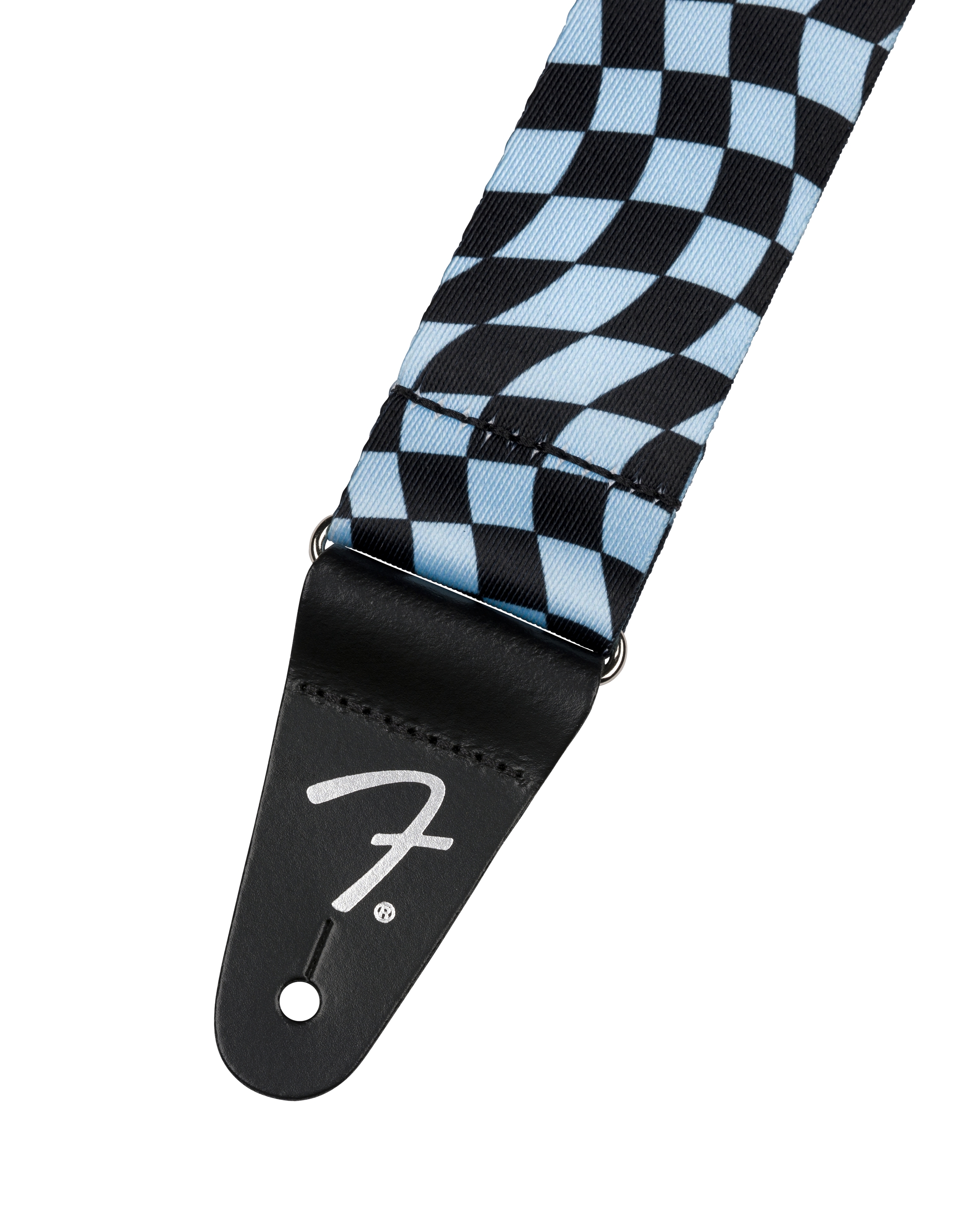 Fender Sangle Polyester À Double OndulÉ Bleu - Guitar strap - Variation 1
