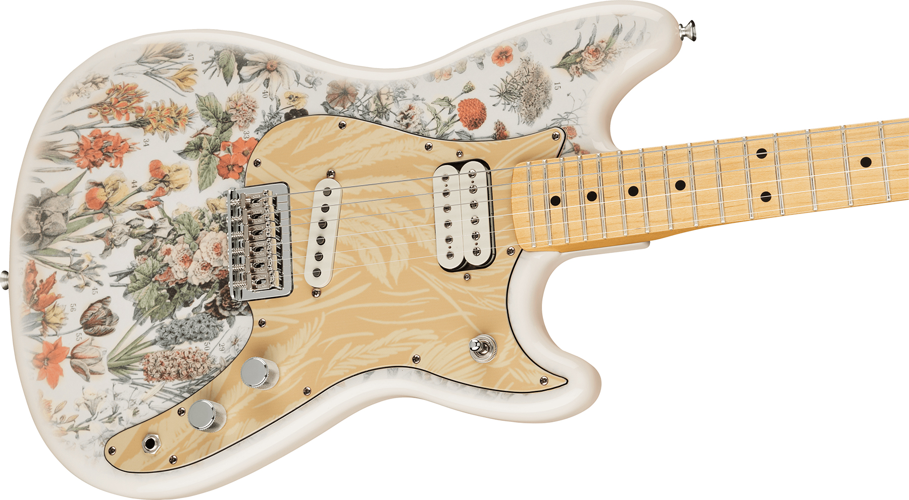Fender Shawn Mendes Foundation Musicmaster (MEX, MN) yellow floral
