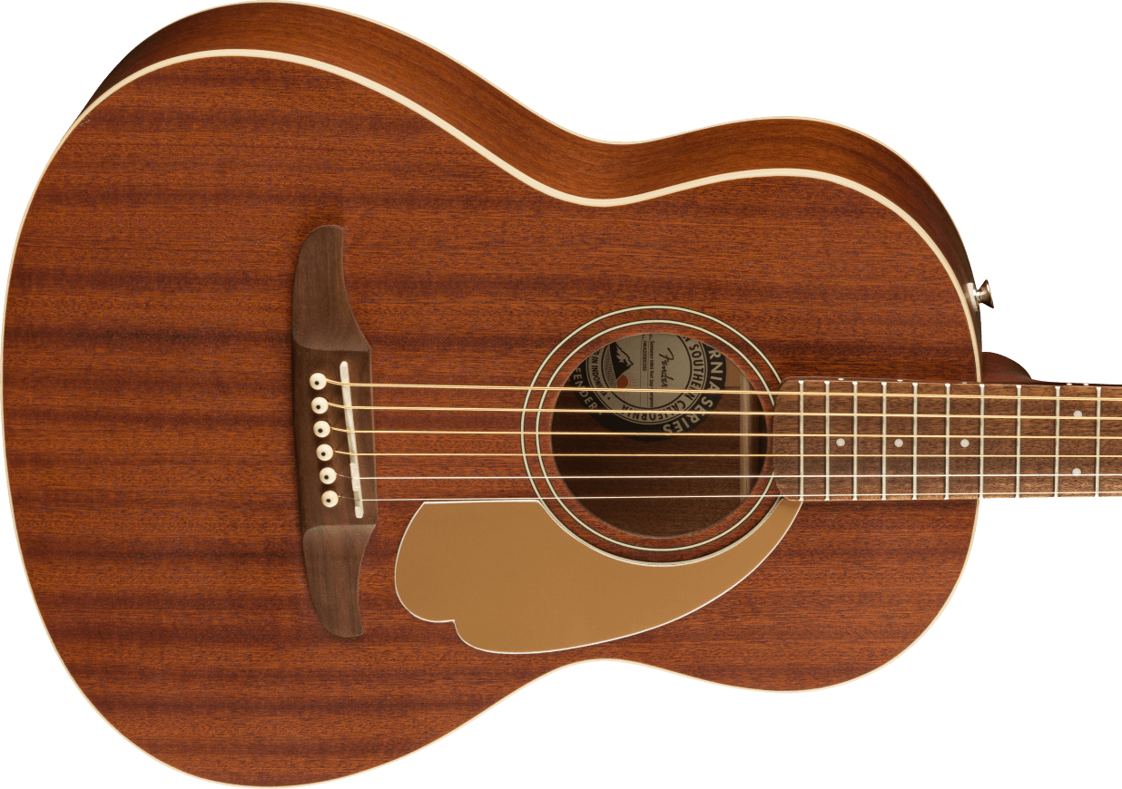 Fender Sonoran Mini All Mahogany Tout Acajou Wal - Natural Satin - Travel acoustic guitar - Variation 2