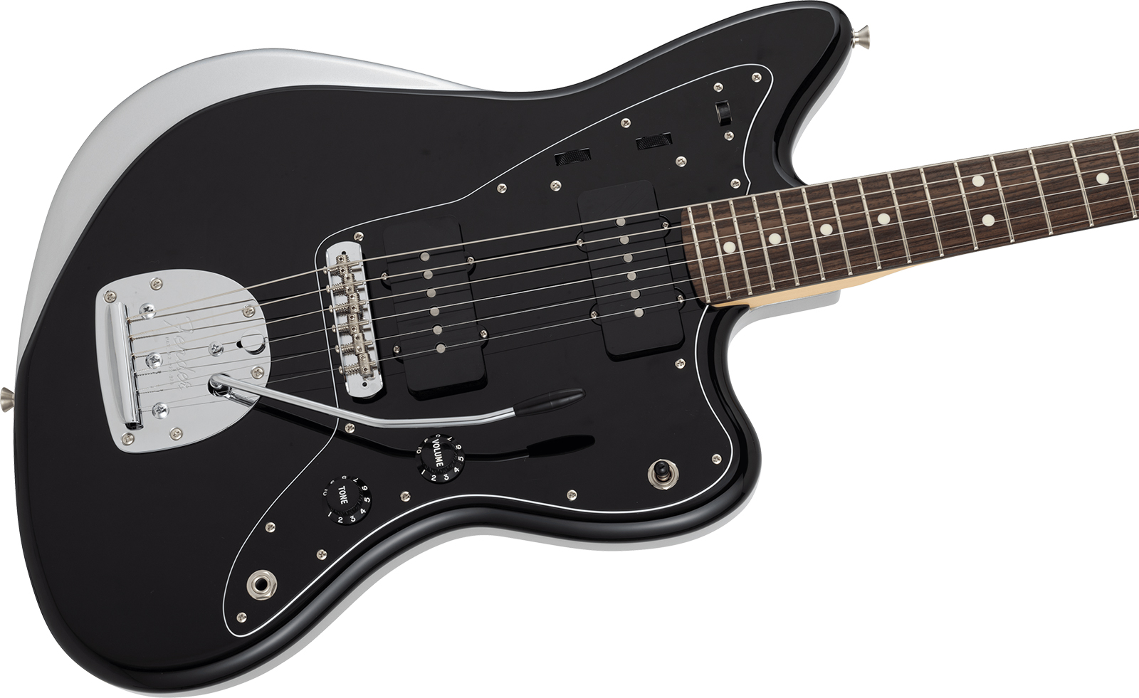 Fender Starmaster Mij Ltd Jap 2s Trem Rw - Black - Retro rock electric guitar - Variation 2