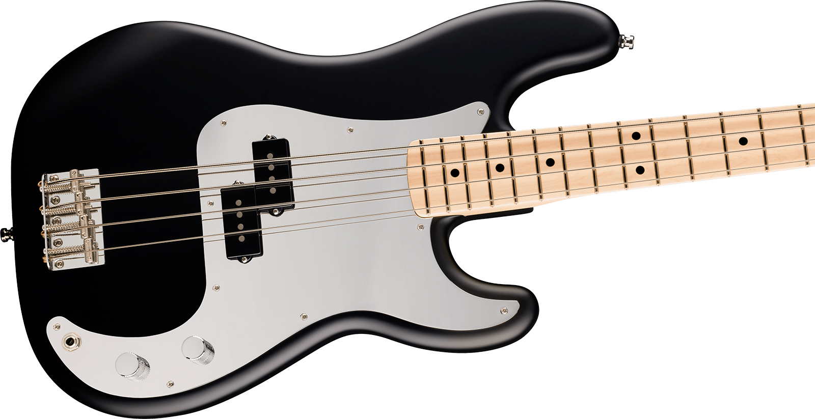 Fender Steve Harris Precision Bass 50th Ann. Mex Signature Ltd Mn - Satin Black - Solid body electric bass - Variation 2
