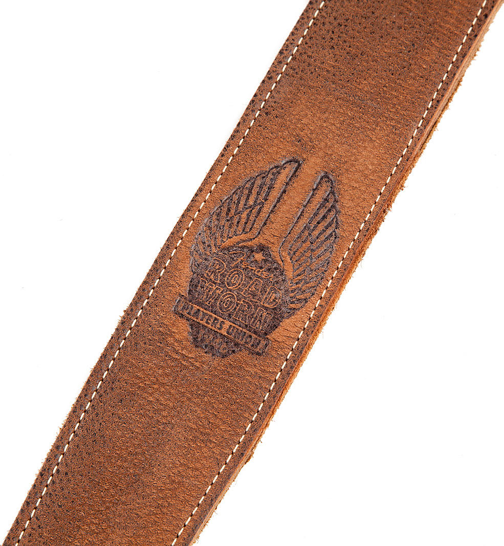 Fender Leather Road Worn Brown - Guitar strap - Variation 1