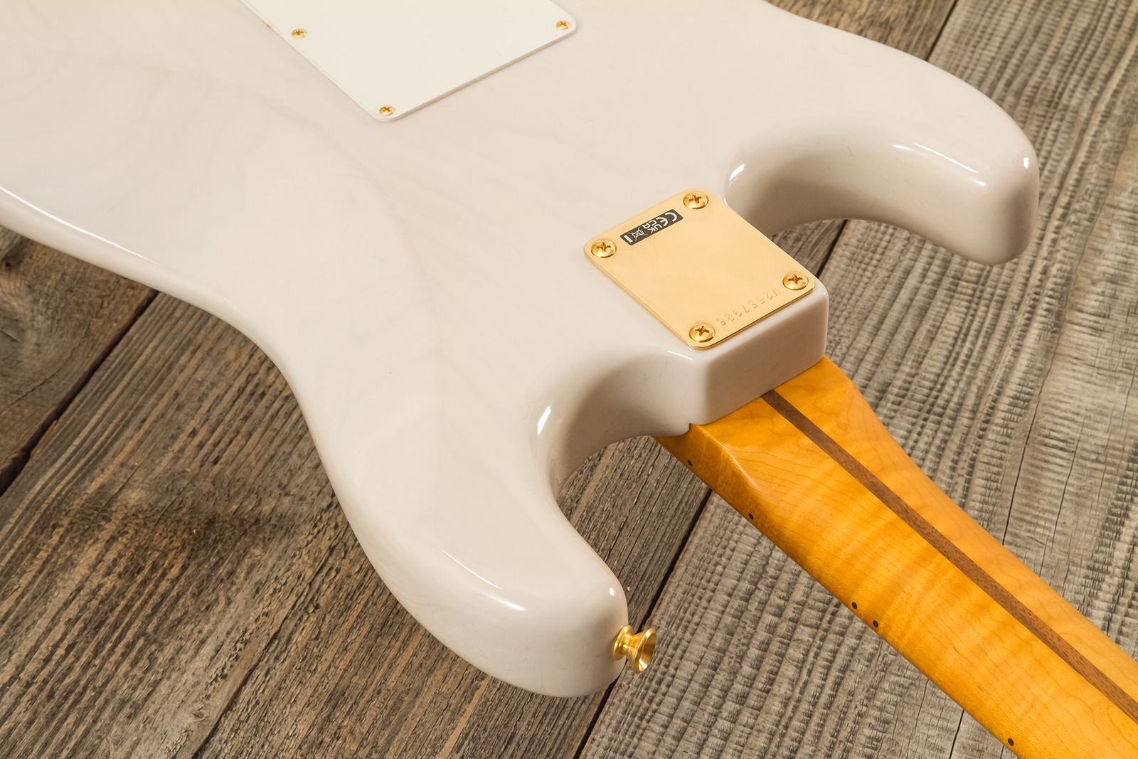 Fender Strat 1957 American Vintage Ii Ltd Usa 3s Trem Mn - White Blonde - Str shape electric guitar - Variation 9