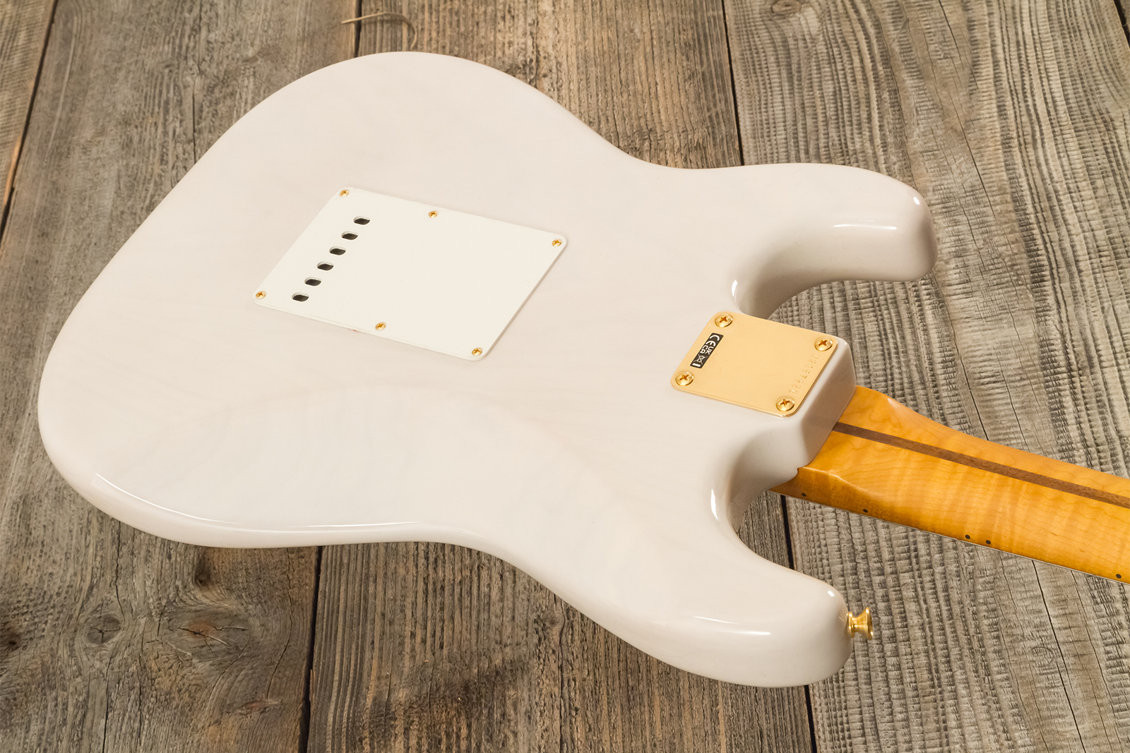 Fender Strat 1957 American Vintage Ii Ltd Usa 3s Trem Mn - White Blonde - Str shape electric guitar - Variation 8