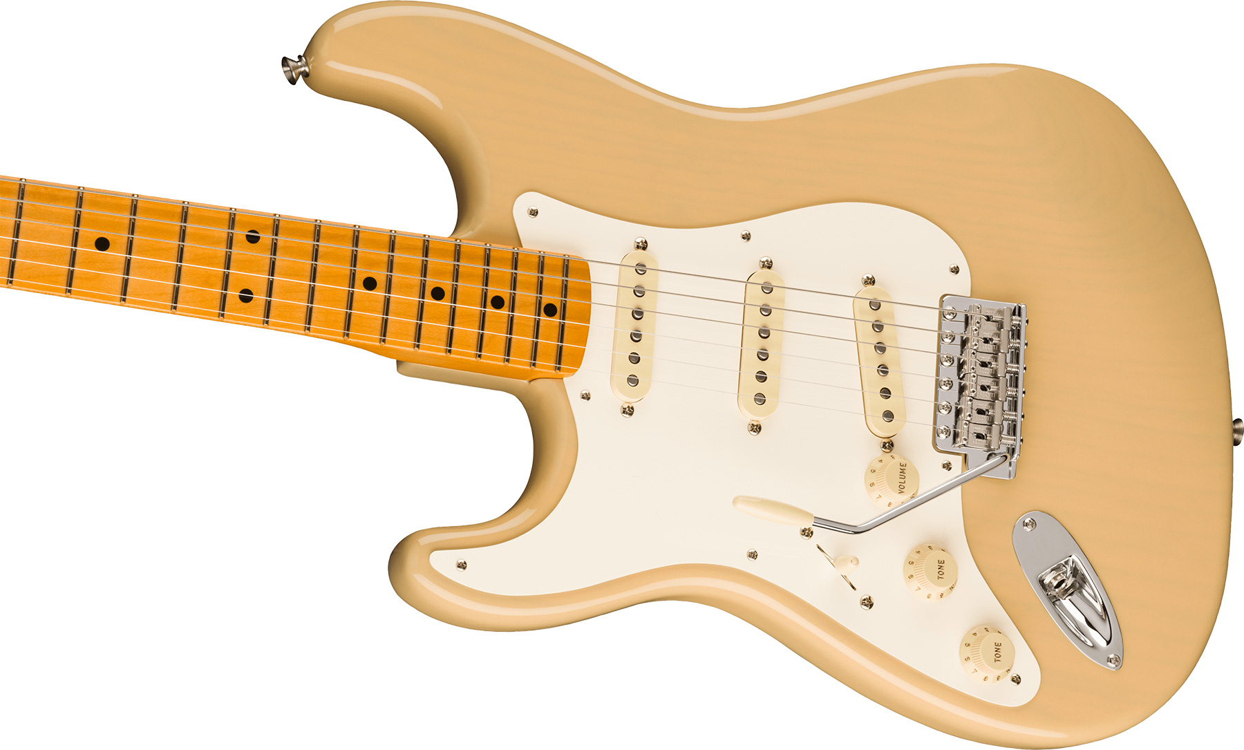 Fender Strat 1957 American Vintage Ii Lh Gaucher Usa 3s Trem Mn - Vintage Blonde - Left-handed electric guitar - Variation 2