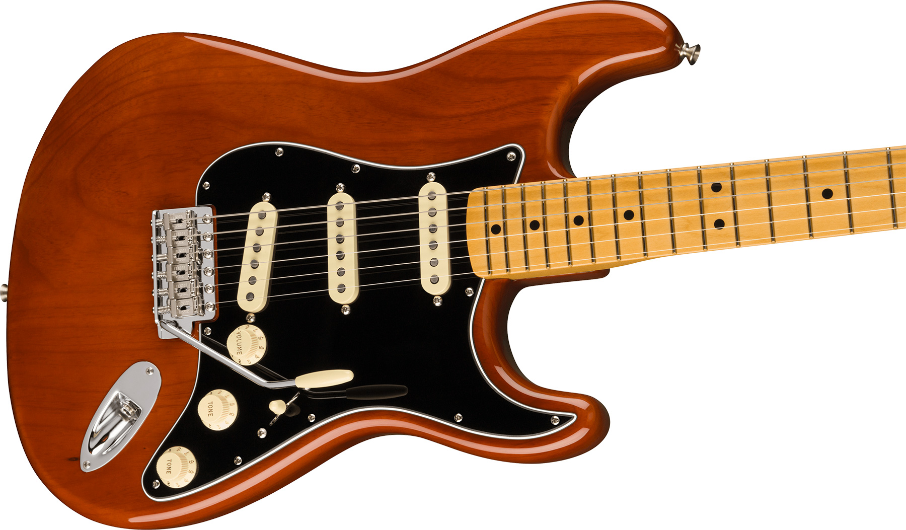 Fender Strat 1973 American Vintage Ii Usa 3s Trem Mn - Mocha - Str shape electric guitar - Variation 2