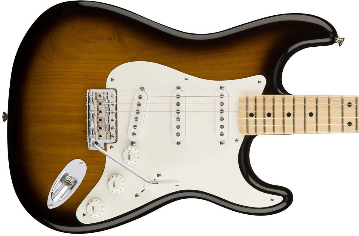 Fender Strat '50s American Original Usa Sss Mn - 2-color Sunburst - Str shape electric guitar - Variation 1