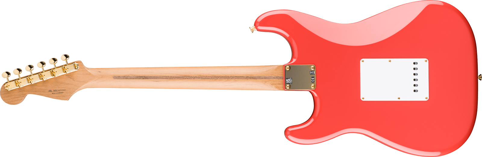 Fender Strat 50s Vintera 2 Mex 3s Custom Shop Trem Mn - Fiesta Red - Str shape electric guitar - Variation 1