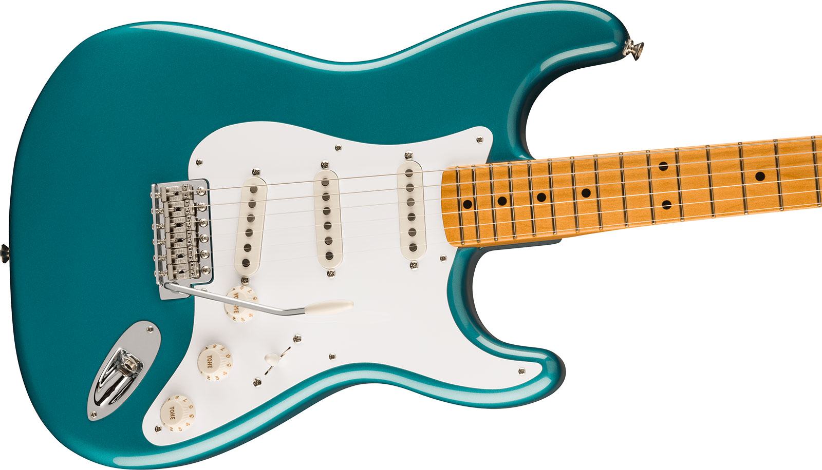 Fender Strat 50s Vintera 2 Mex 3s Trem Mn - Ocean Turquoise - Str shape electric guitar - Variation 2