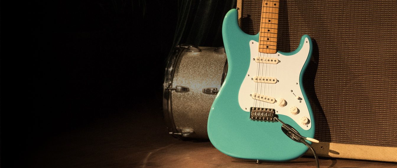 Fender Strat 50s Vintera Vintage Mex Mn - Seafoam Green - Str shape electric guitar - Variation 5